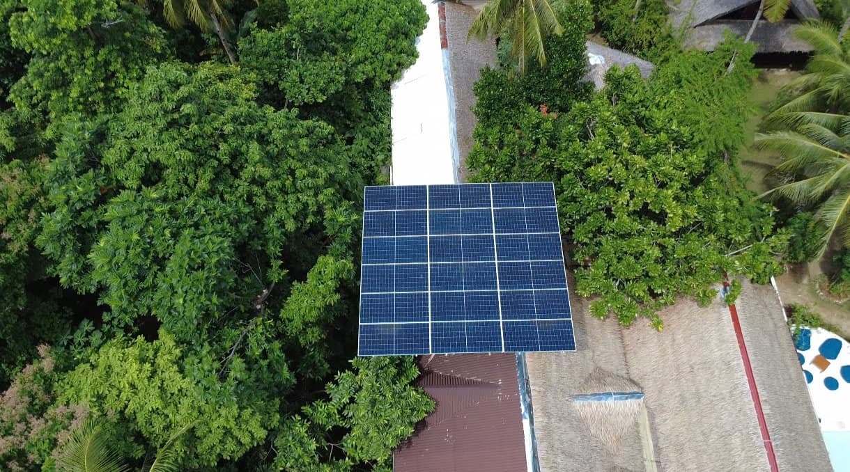 Rooftop solar panels