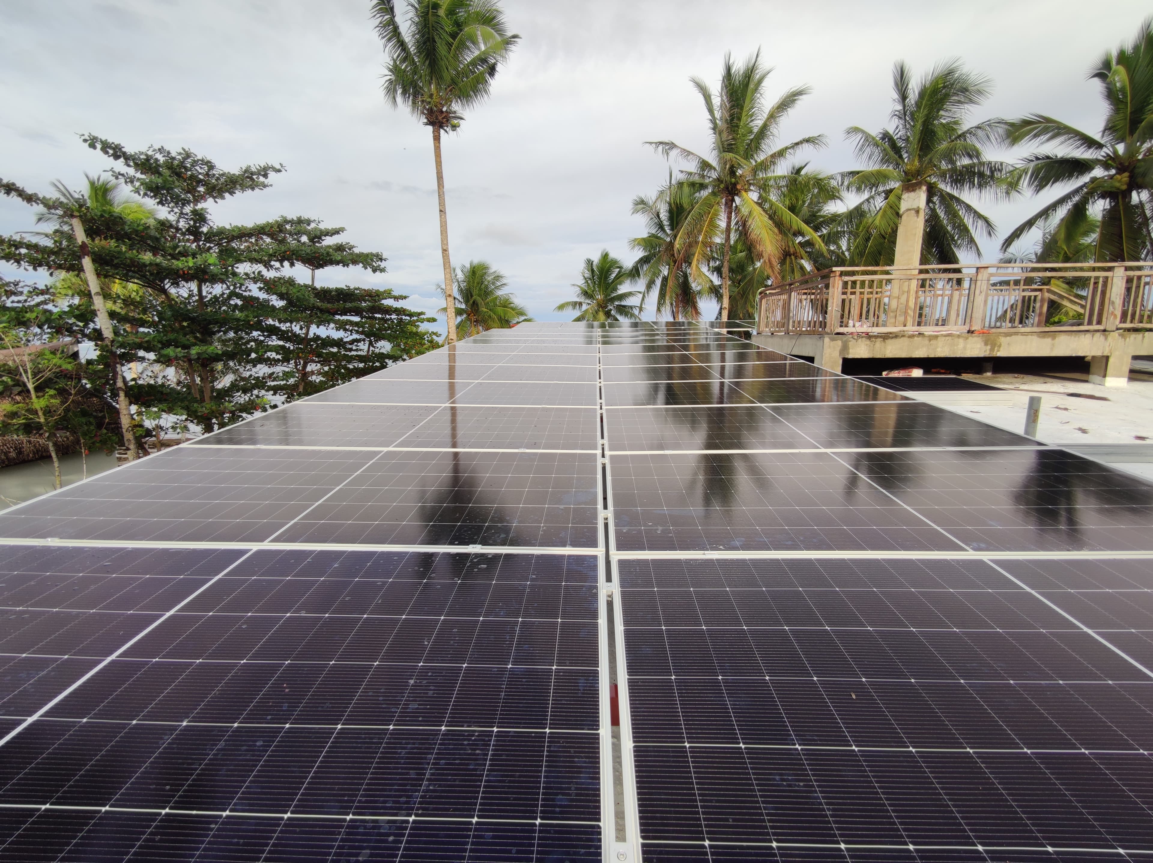 Resort solar panels